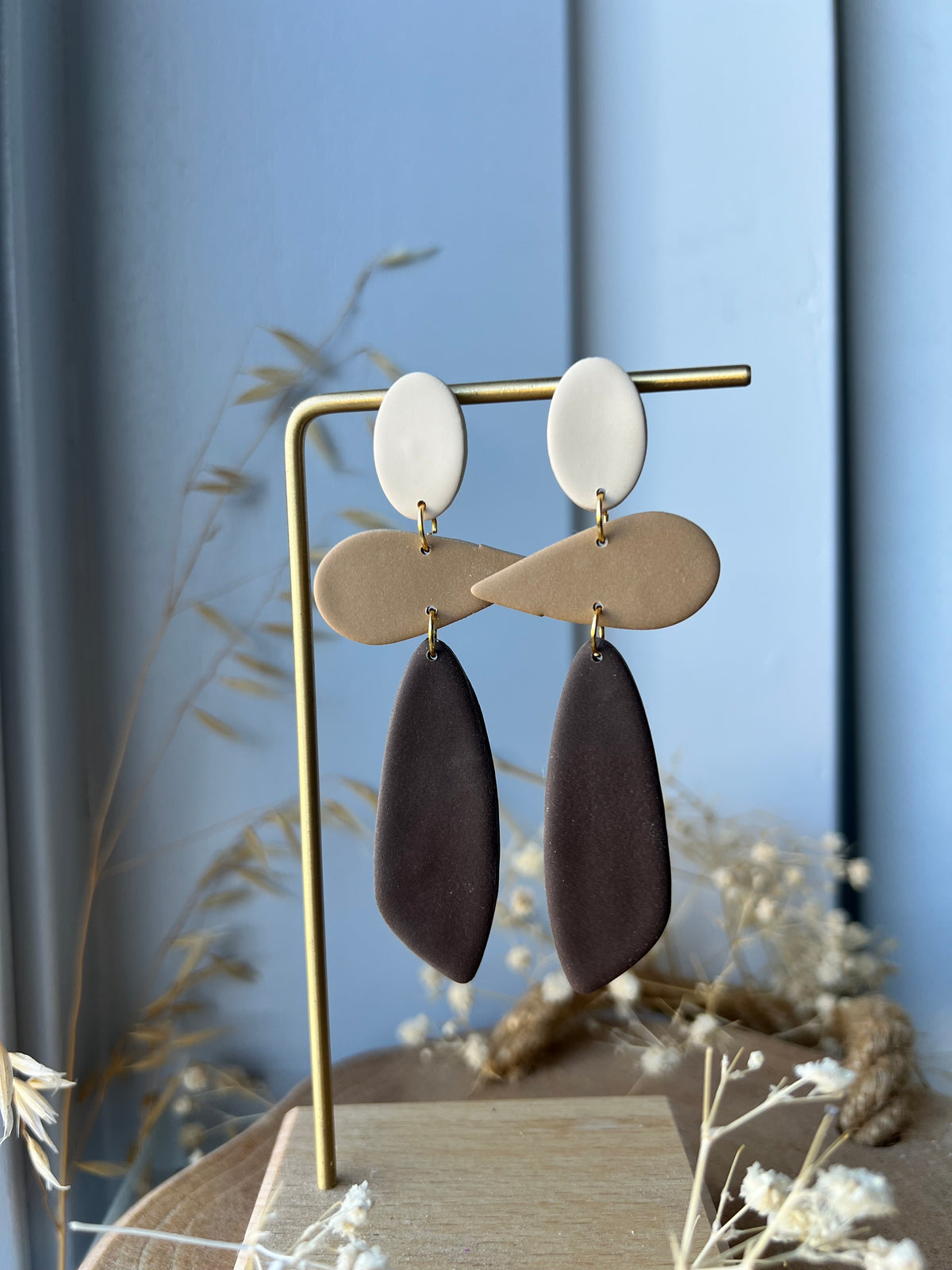 Feather earrings