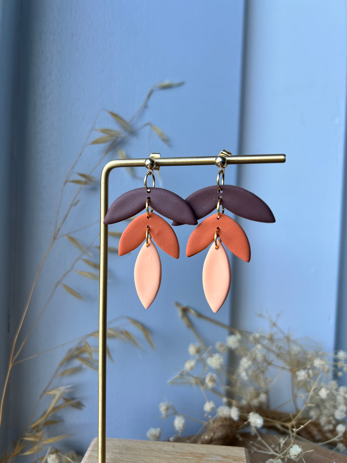 Blue earrings