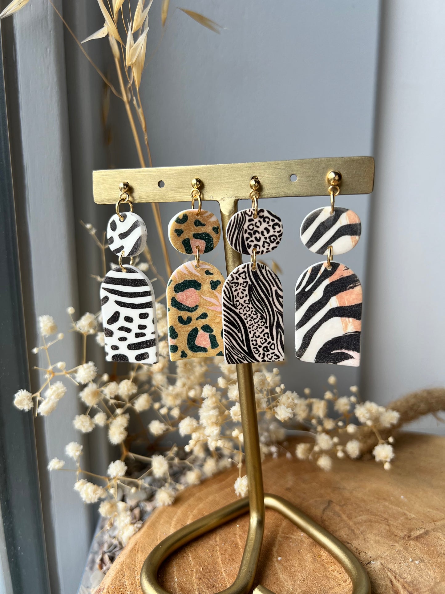 Pink Panther oorbellen - boog