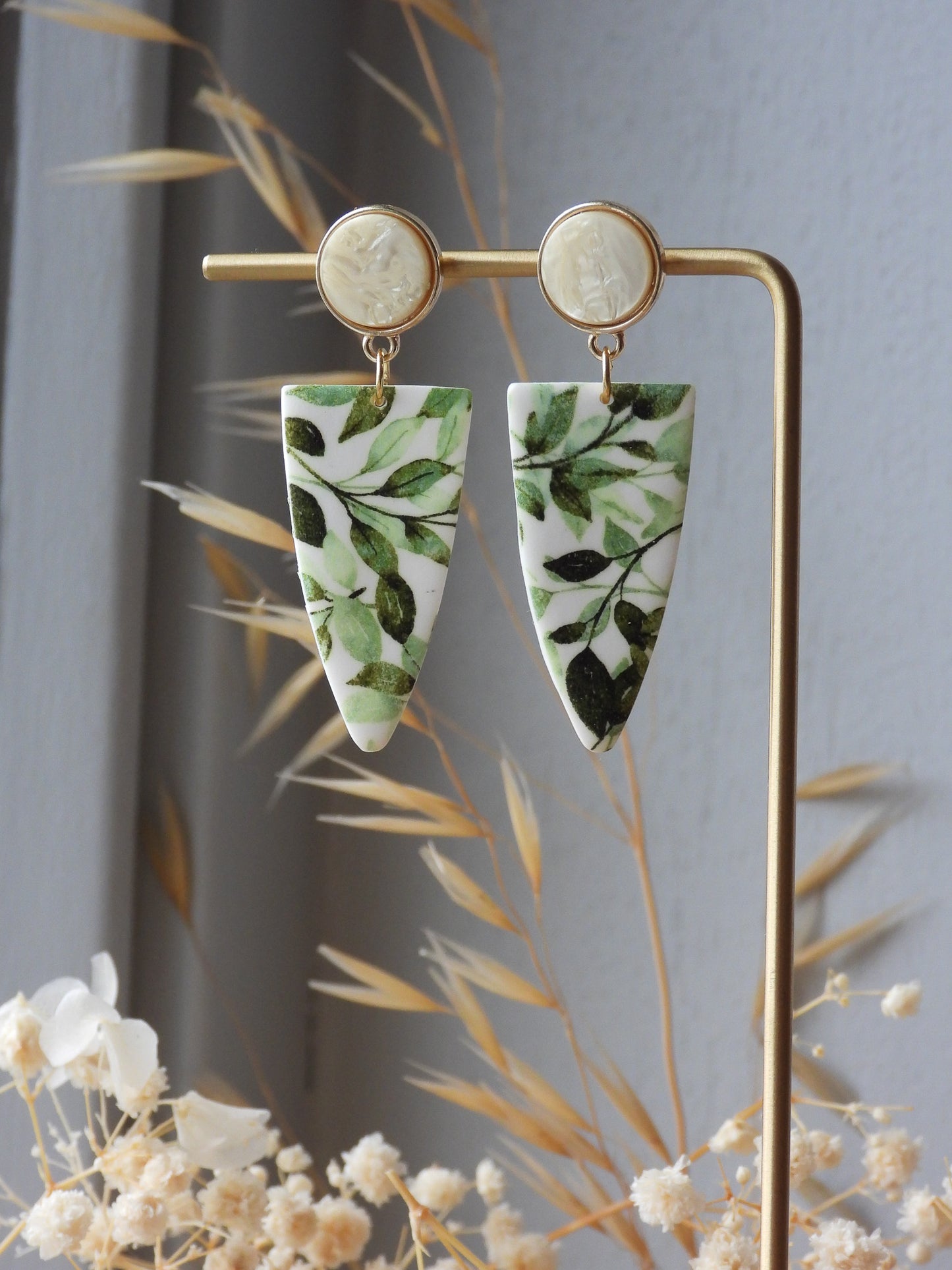Ruby earrings