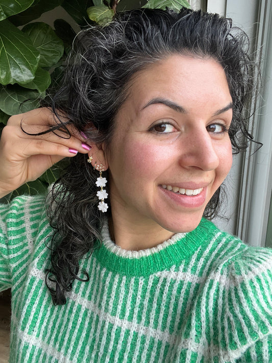 Sneeuwvlok oorbellen