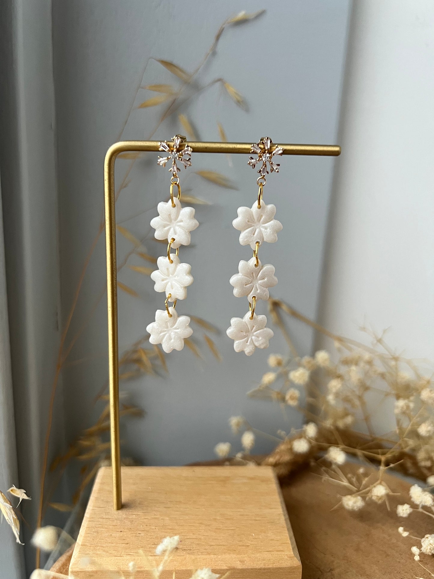 Sneeuwvlok oorbellen