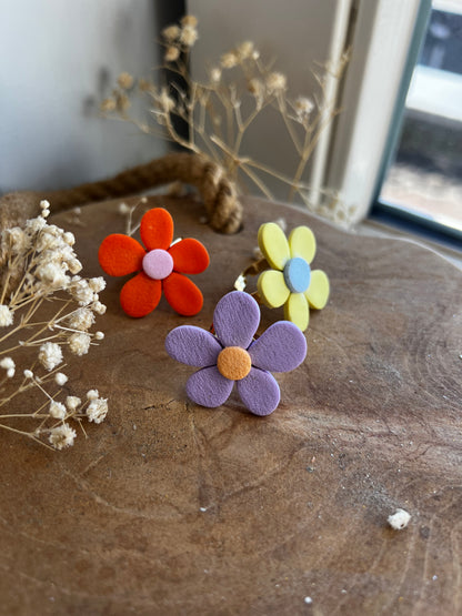 Kleurrijke bloemen ring