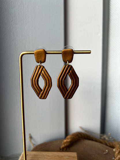 Nova – Metallic Statement Oorbellen